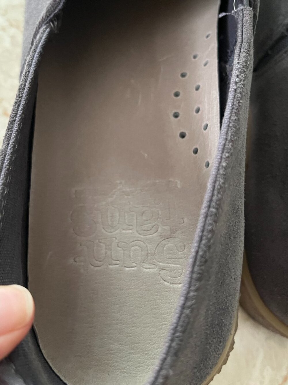 SeaVees Sun Tans Sz 9 Mens Slip On Sneakers Oiled Steel Suede Gum Sole - Picture 10 of 15